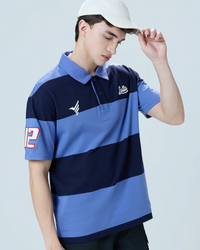 Men Lotto YWC League Retro Polo - Blue T-shirts