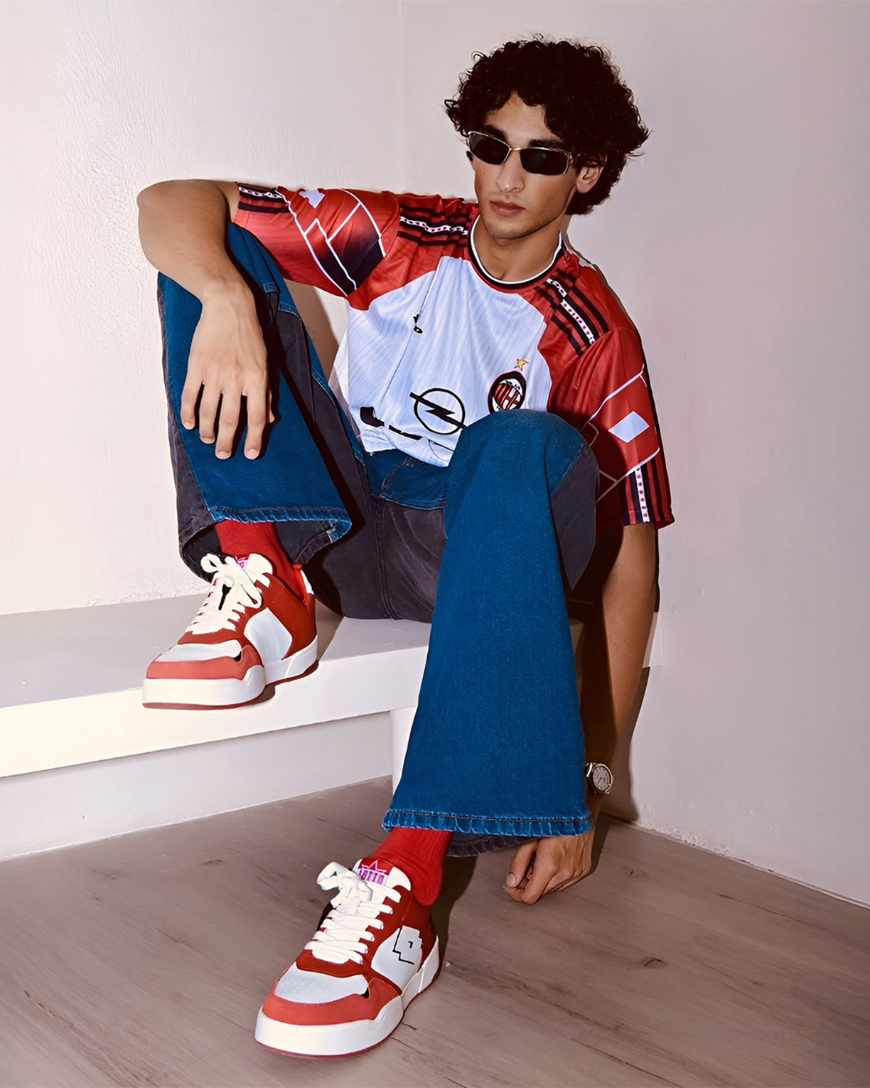 Hoop Star OG - Molten Lava-Pure White