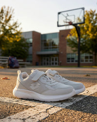 Unisex Lotto Ace Jr - White School Shoes