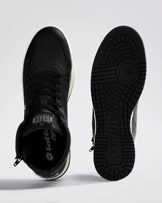 Men's Lotto Hoop Star OG High - Black Beauty-Castle Rock