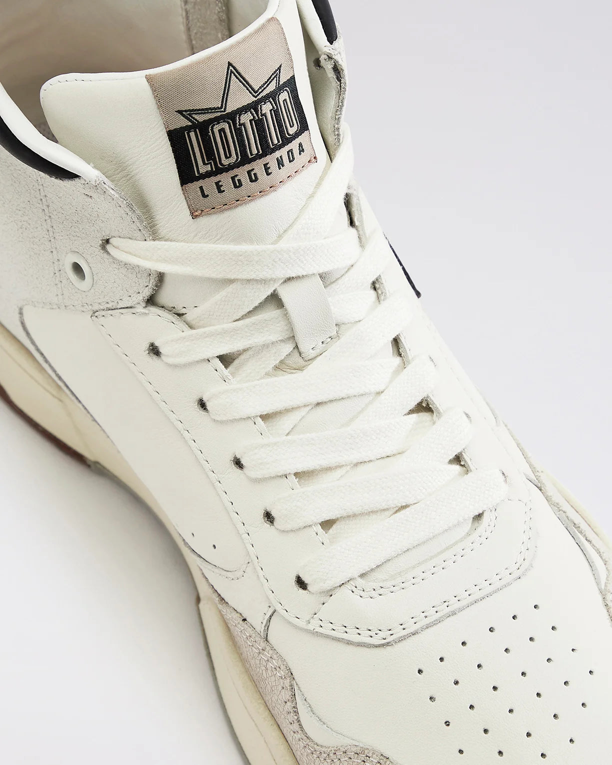 Hoop Star OG High - White-Fossil