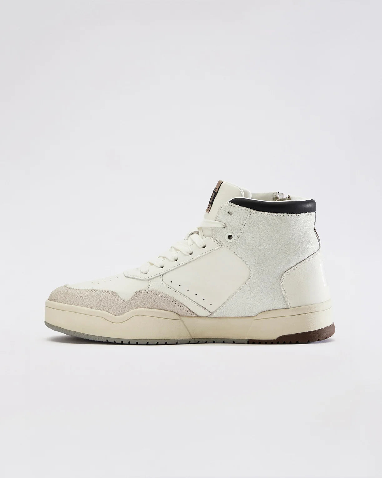 Hoop Star OG High - White-Fossil