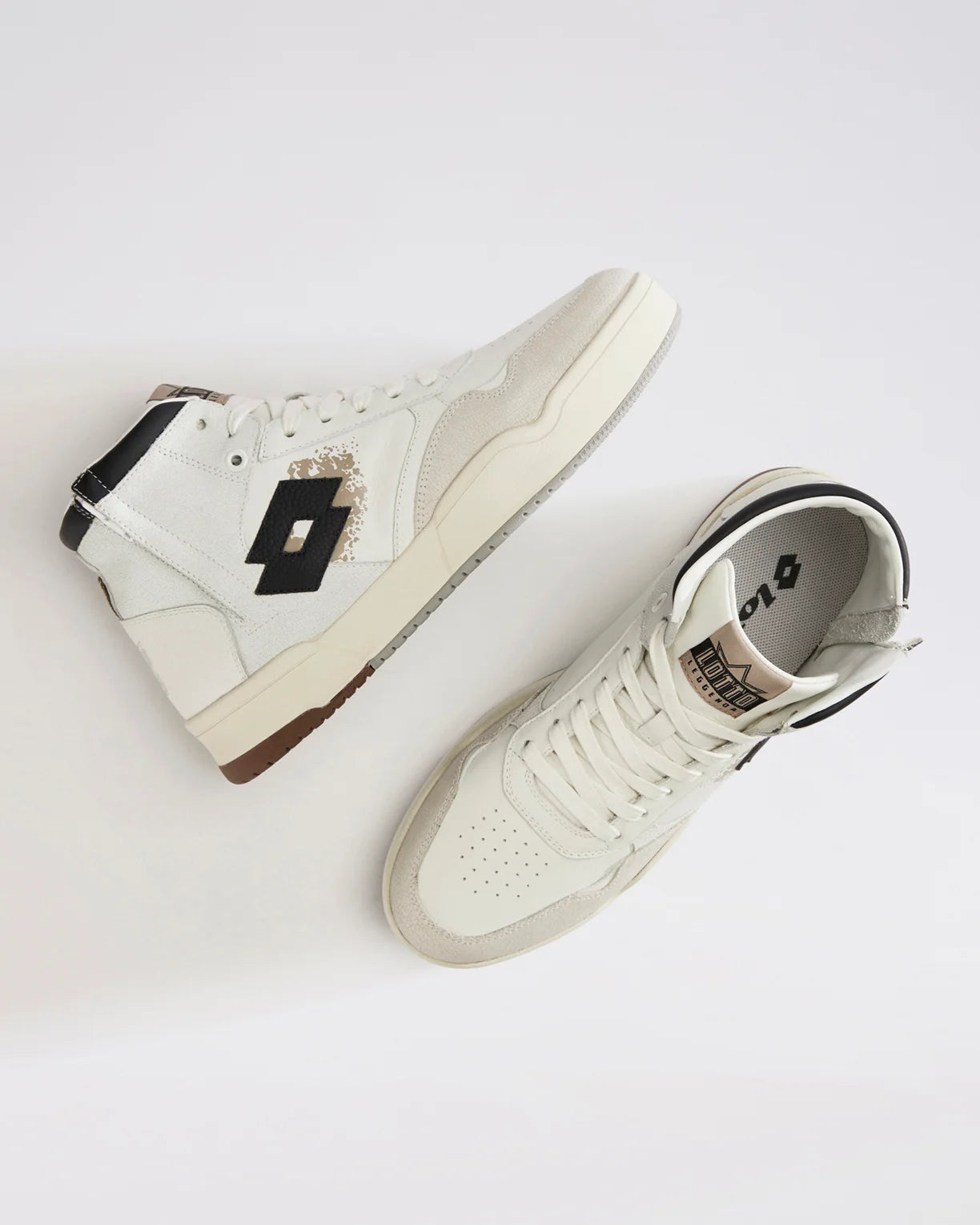 Hoop Star OG High - White-Fossil