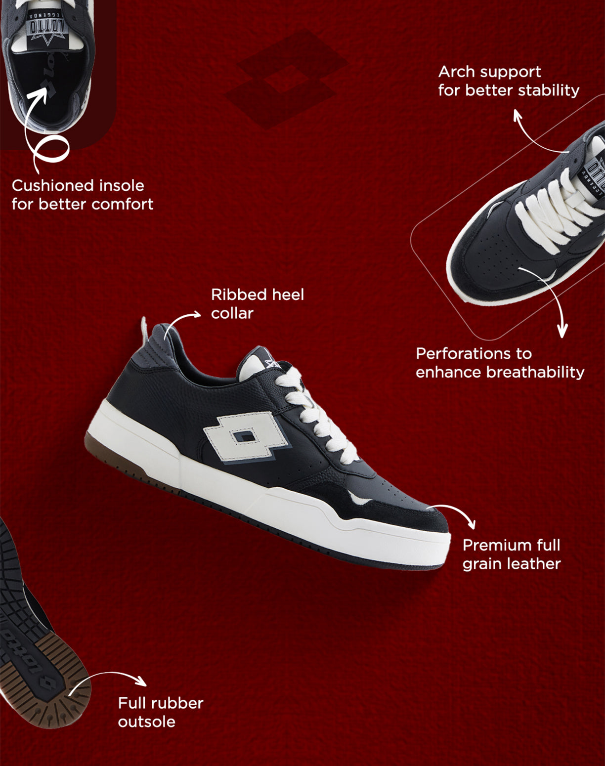 Hoop Star OG - Black Beauty-Star White