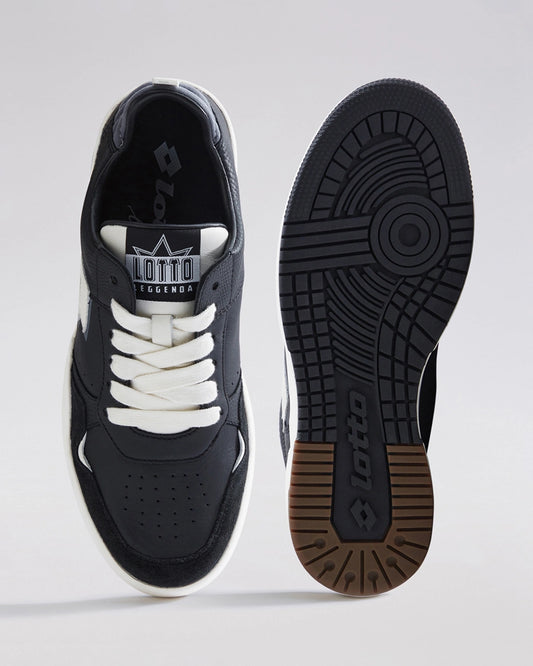 Men's Lotto Hoop Star OG - Black Beauty-Star White