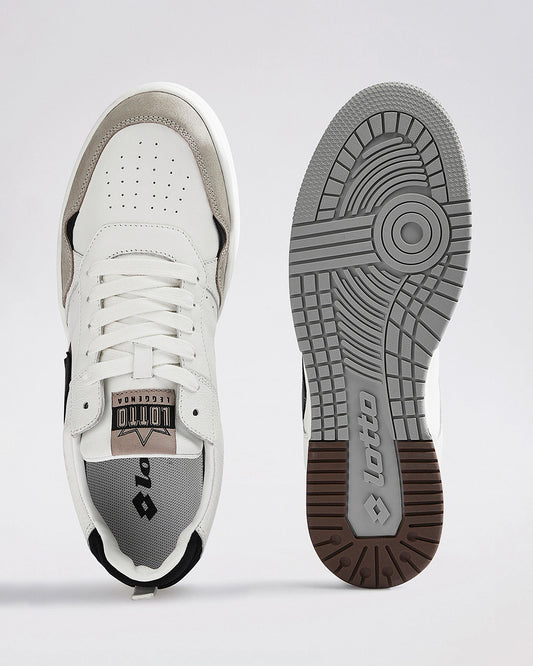 Men's Lotto Hoop Star OG - White-Black Beauty