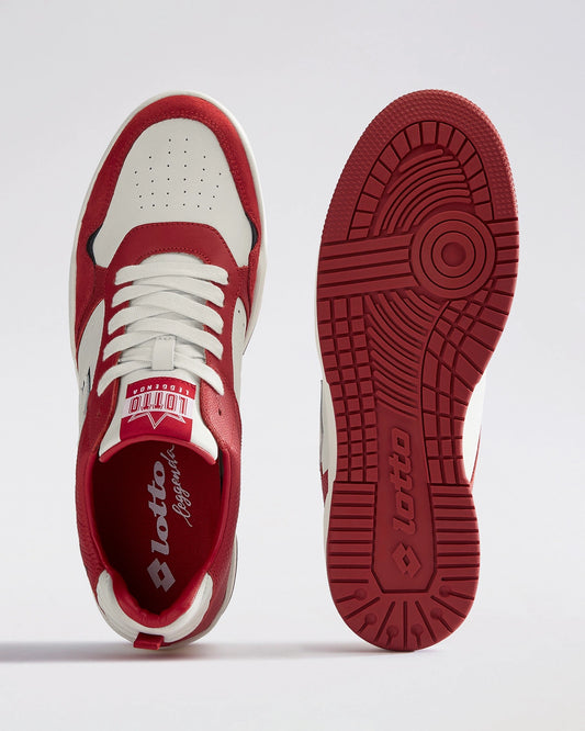 Men's Lotto Hoop Star OG - Molten Lava-Pure White