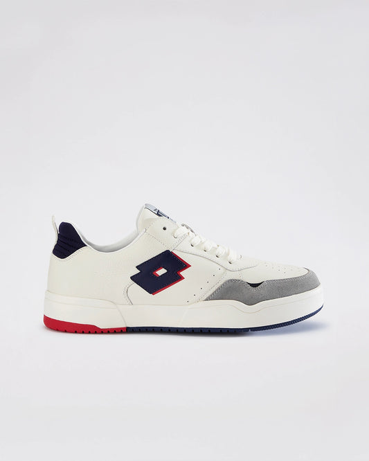 Men's Lotto Hoop Star OG - Star White-Peacoat-Rococco Red