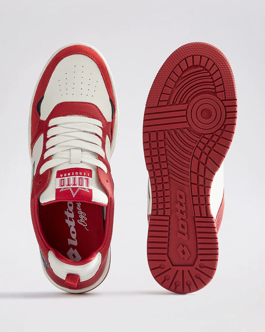 Women's Lotto Hoop Star OG - Molten Lava-Pure White