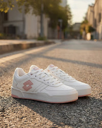 Women Lotto Hoop Star Citta - Star White-Pale Blush Sneakers