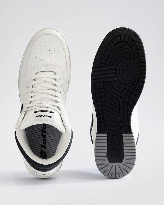 Men's Lotto Hoop Star Citta High - White-Black Beauty