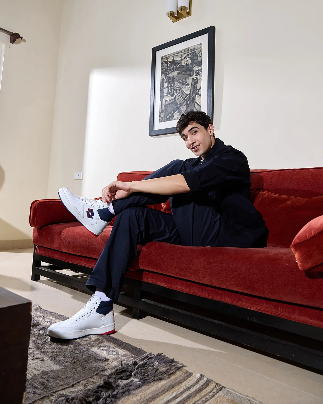 Hoop Star Citta High - White-Peacoat