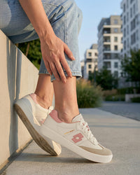 Women Lotto Brasil Select OG - Star White-Zephyr Sneakers