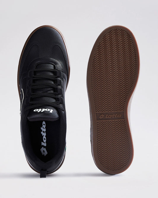 Men's Lotto Brasil Select Urbano - Black Beauty-Brilliant White