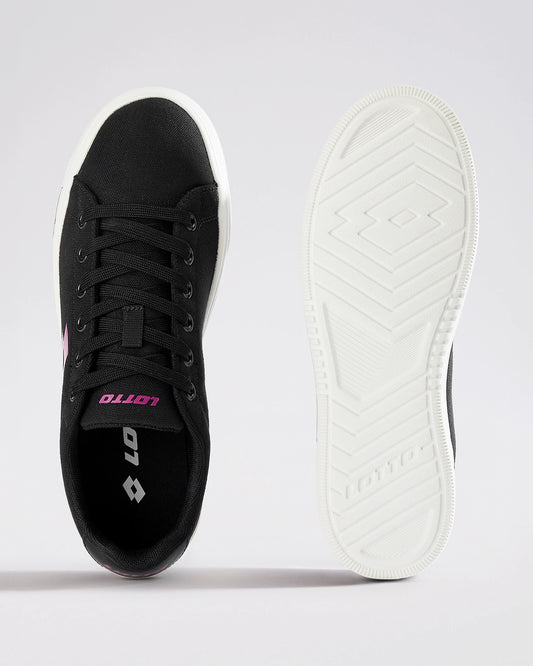 Women's Lotto Strada Blend - Black Beauty-Fuchsia Red