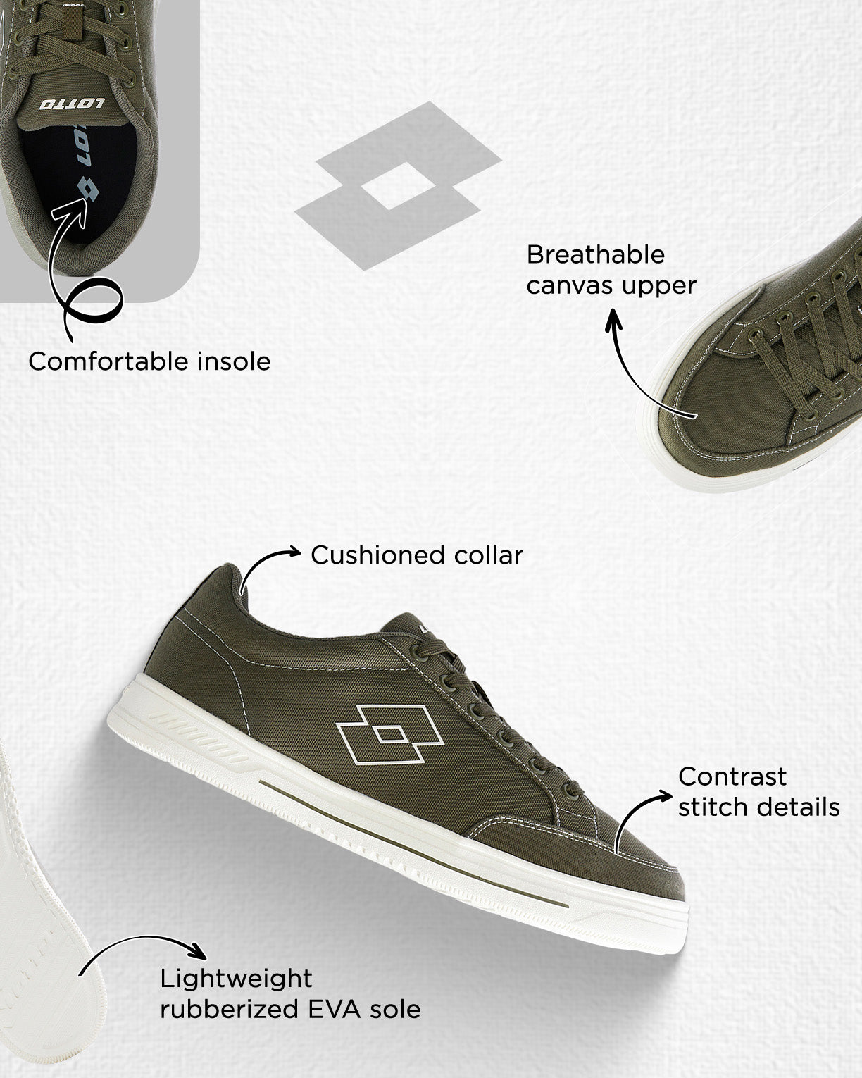 Strada Vele - Stone Grey-Gardenia