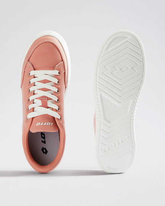 Women's Lotto Strada Vele - Coral Haze-Star White