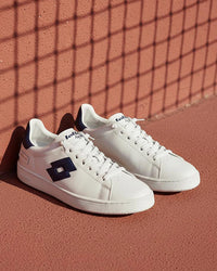 Men Lotto Autograph OG Slip-On - Star White-Peacoat Sneakers