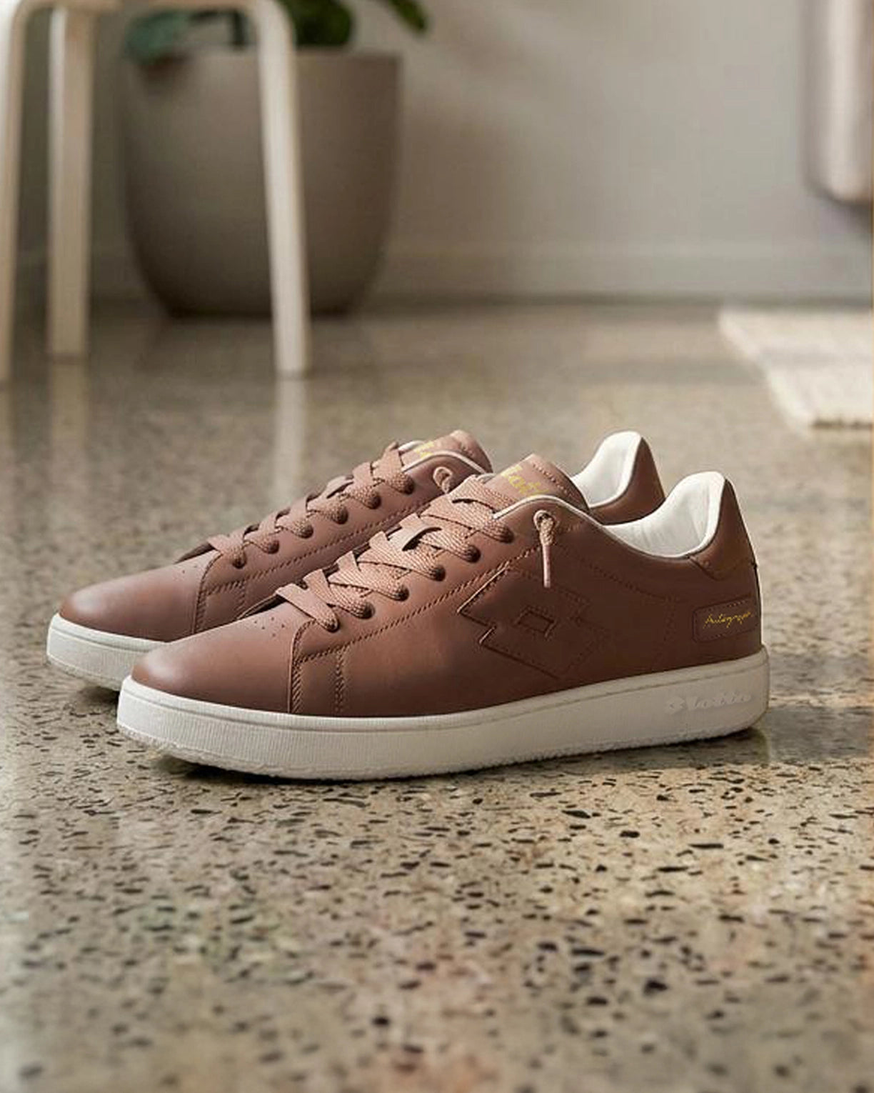Men's Autograph OG Slip-On - Mocha Mousse-Gardenia Sneakers | Lotto