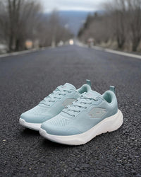 Women Lotto Oxyrun - Misty Blue-Star White Running Shoes