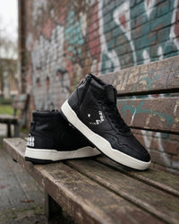 Women Lotto Hoop Star OG High - Black Beauty-Star White Sneakers