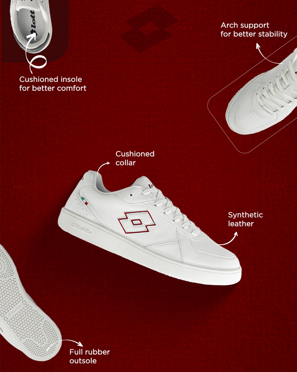 Autograph Nxt - White-Rhythmic Red