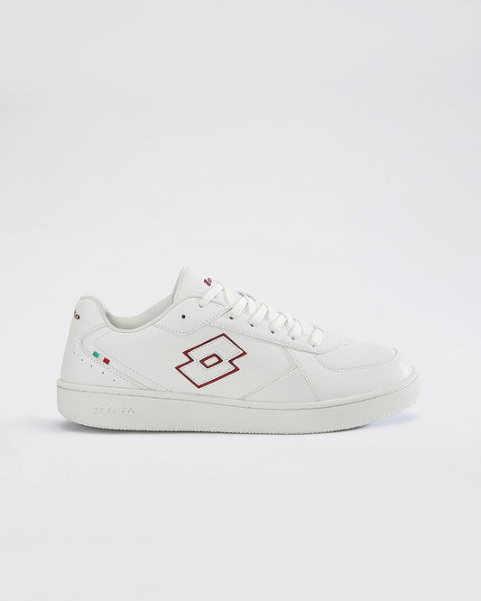 Men's Lotto Autograph Nxt - White-Rhythmic Red