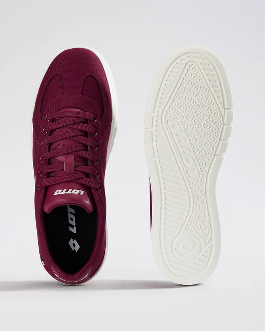 Women's Lotto Impulso Mistro - Beet Root-Star White