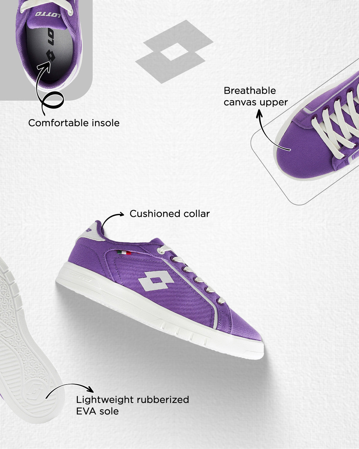 Impulso Vele - Purple-White