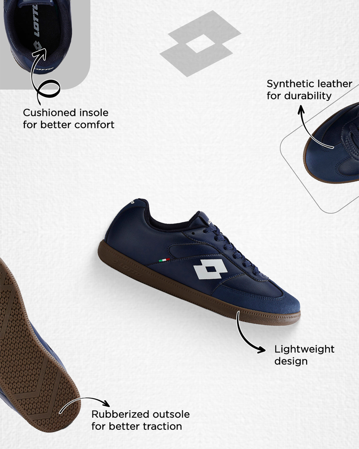 Mavin Court - Navy Blazer-Star White