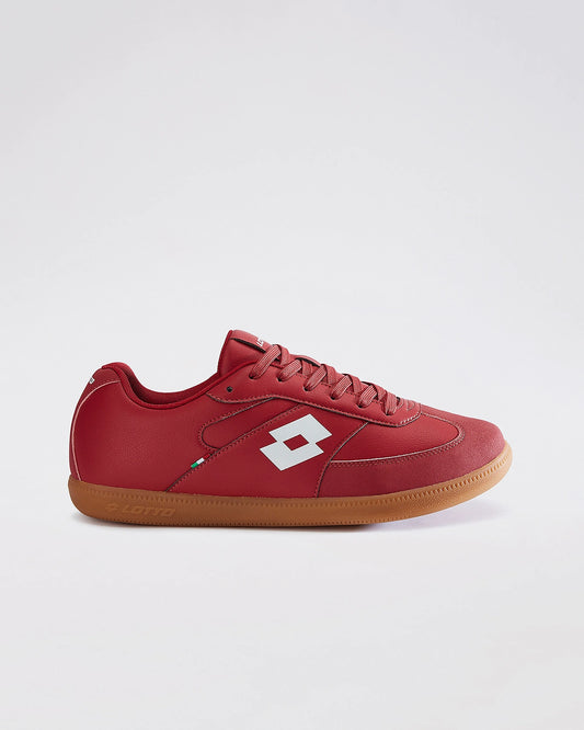 Men's Lotto Mavin Court - Pompeian Red-Star White