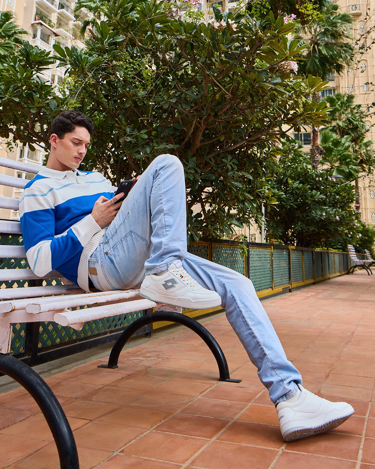 Hoop Star Urbano - White-Harbour Mist