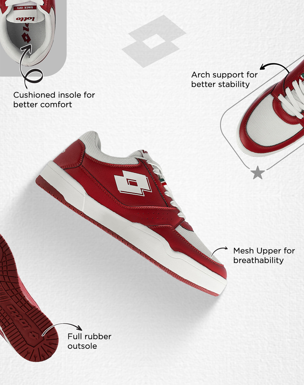 Hoop Star Urbano - Red-White