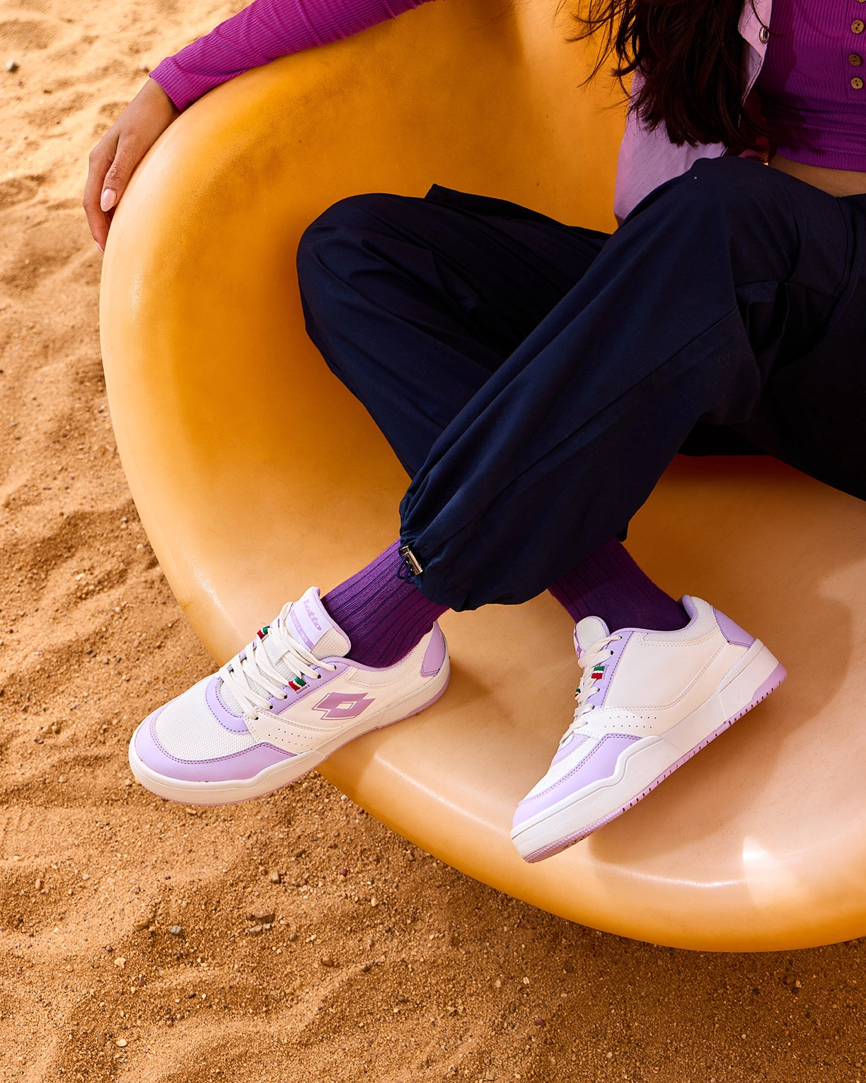 Hoop Star Urbano - White-Purple