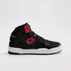 Hoop Star Urbano High - Black Beauty-Rococco Red
