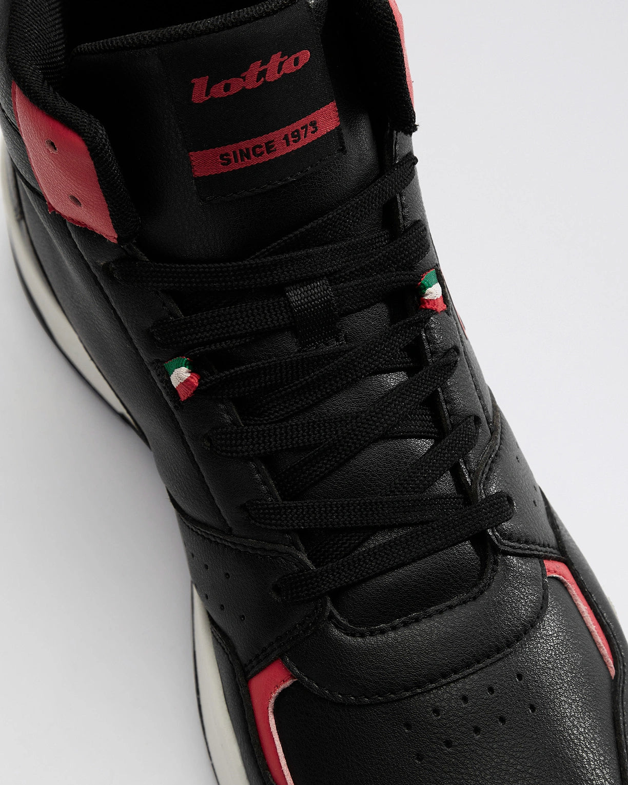 Hoop Star Urbano High - Black Beauty-Rococco Red