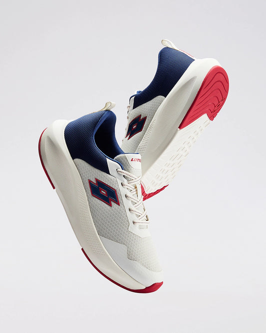 Men's Lotto Energex - Star White-Gibraltar Sea-Rococco Red