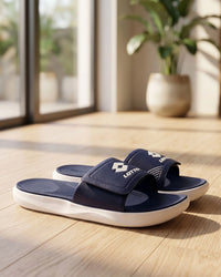 Men Lotto Groove Slide - Peacoat-Sandshell Slides