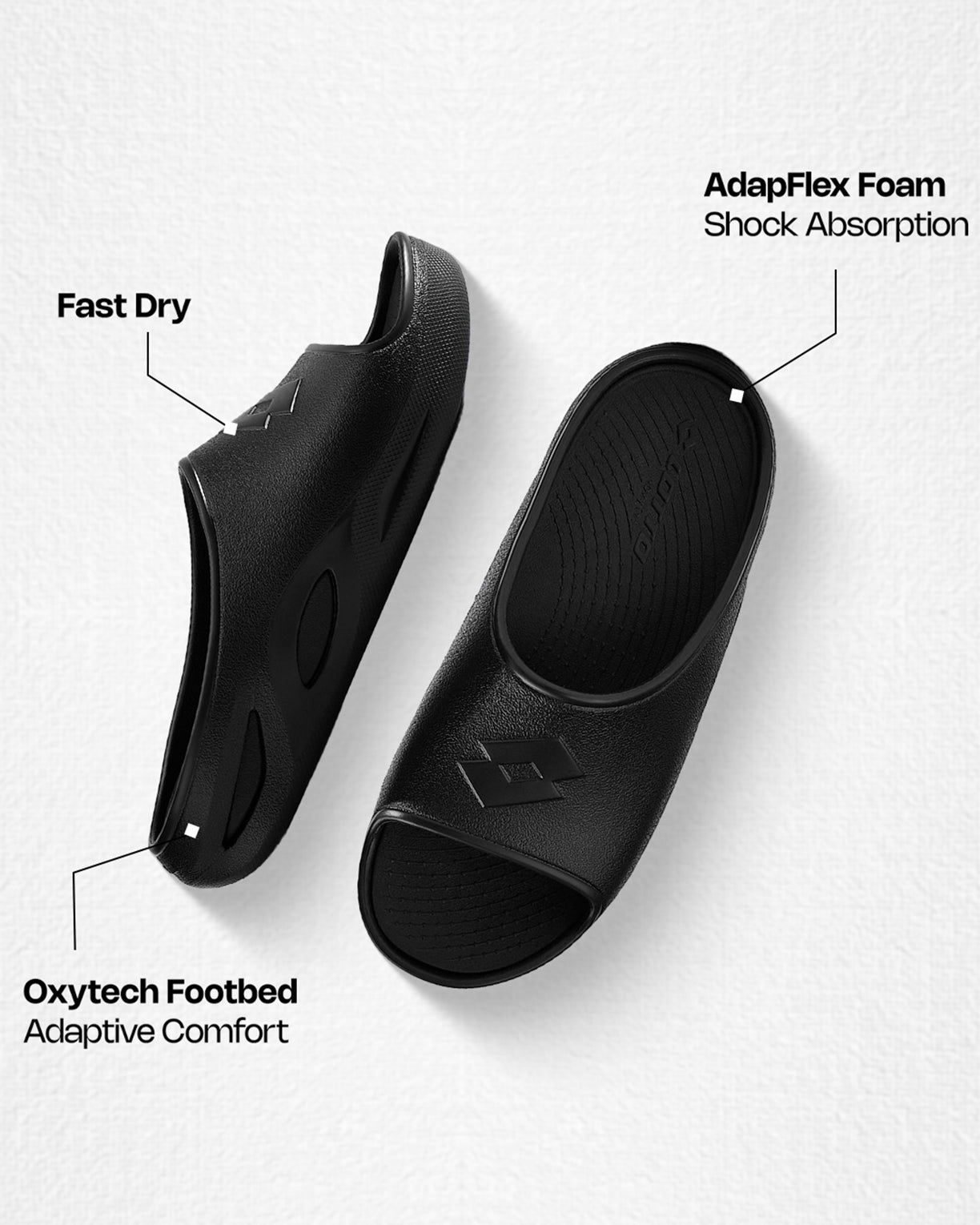 Esotica Slide - Black-Beauty