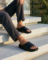 Men Lotto Esotica Slide - Black Beauty Slides