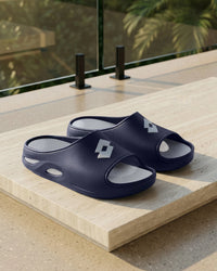 Men Lotto Esotica Slide - Peacoat-Glacier Grey Slides