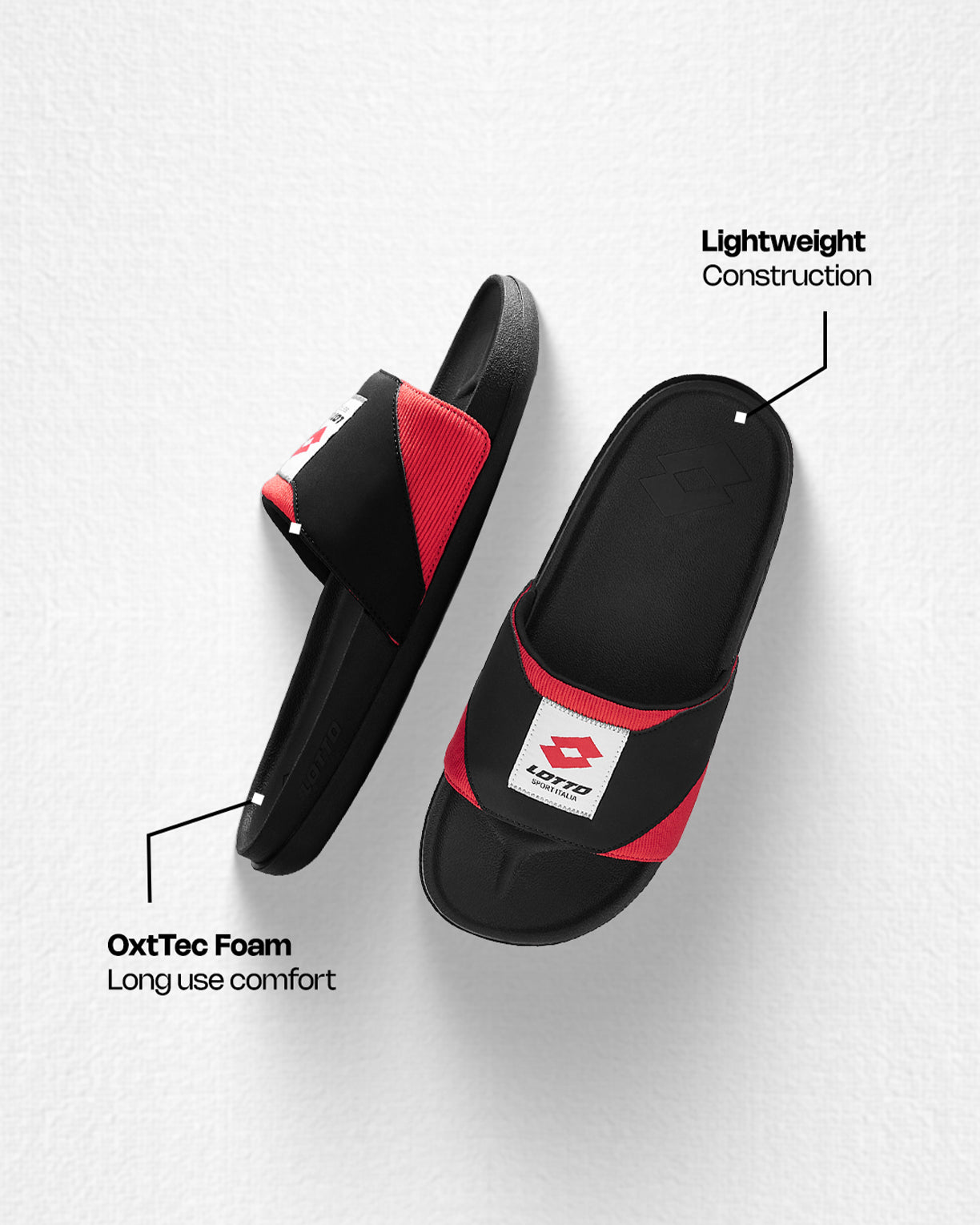 Enduro Strip - Black Beauty-Fiery Red