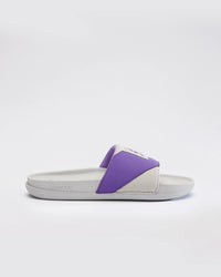 Women Lotto Enduro Strip - Glacier Grey-Dahlia Purple Slides