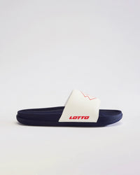 Men Lotto Enduro Plus - Star White-Peacoat-Fiery Red Slides