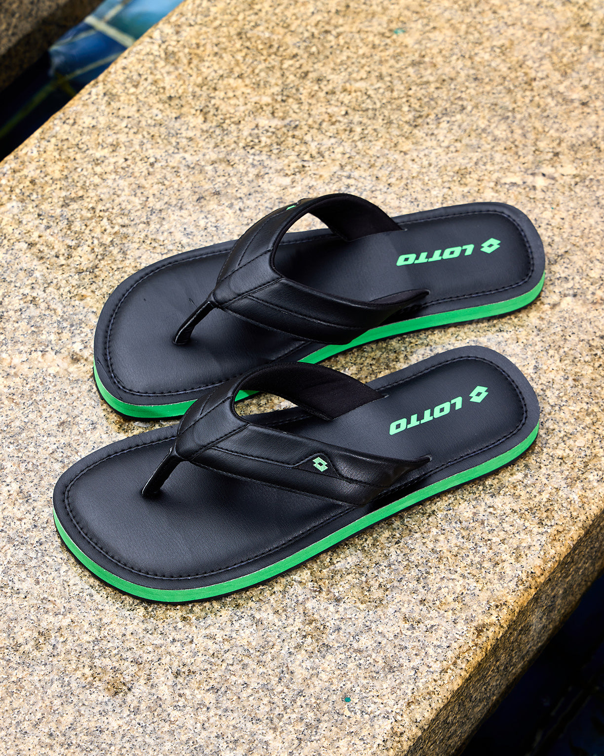 Spring Step - Black Beauty-Poison Green