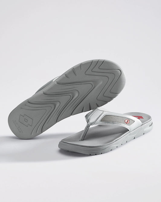 Men's Lotto Evermove - Silver-High Risk Red