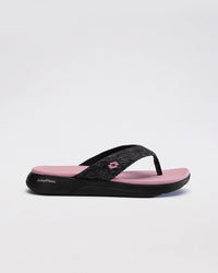 Women Lotto Evernote - Black Beauty-Orchid Smoke Slippers