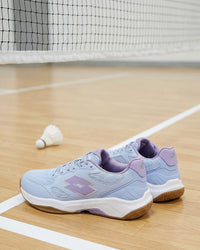Women Lotto Triumph - Ice Water-Pastel Lilac Badminton Shoes