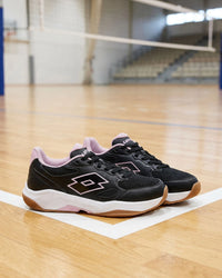 Women Lotto Triumph - Black Beauty-Blushing Bride Badminton Shoes