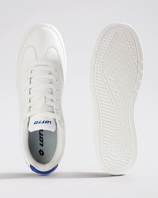 Men's Lotto Impulso Citta - Star White-Turkish Sea